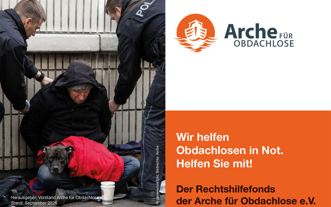 Rechtshilfefonds der Arche für Obdachlose