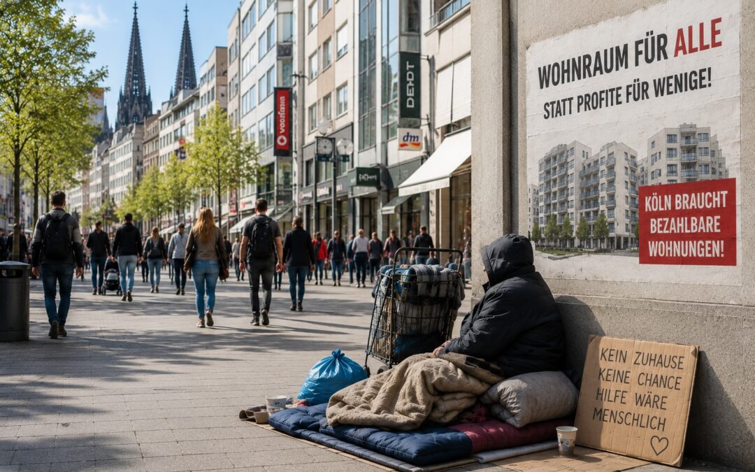 27. September: Kundgebung für bezahlbaren Wohnraum in Köln